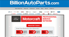 Desktop Screenshot of billionautoparts.com